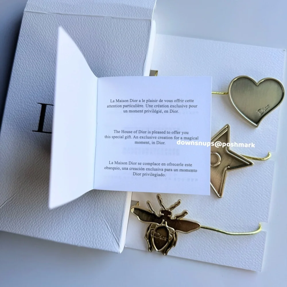 Dior Signature Symbol the star the bee and the heart Hair Tie Bracelet Trio set